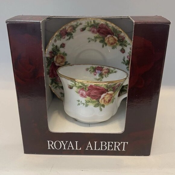 Royal Albert Other - NOS Royal Albert England Old Country Roses 2-pc Tea Coffee Cup & Saucer Set